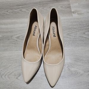 Abound Cream Pointed Toe Heels